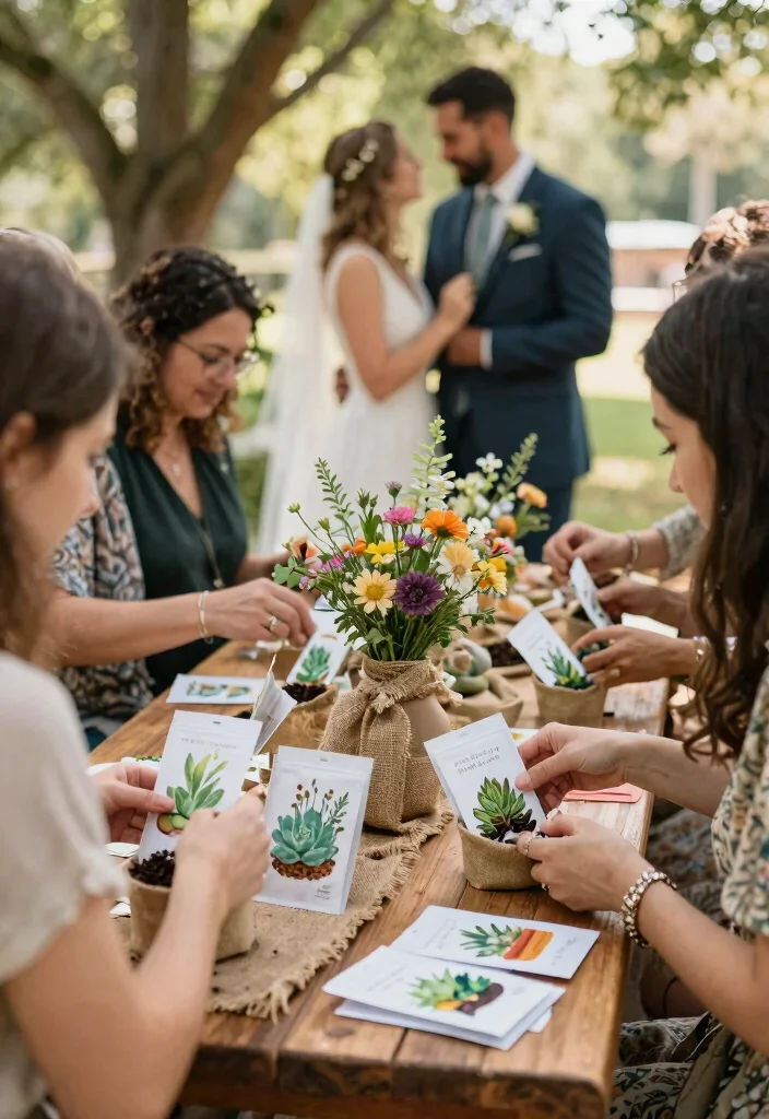 12 Succulent Wedding Favors That Guests Take Home and Keep Alive - 5. Succulent Seed Packets 1