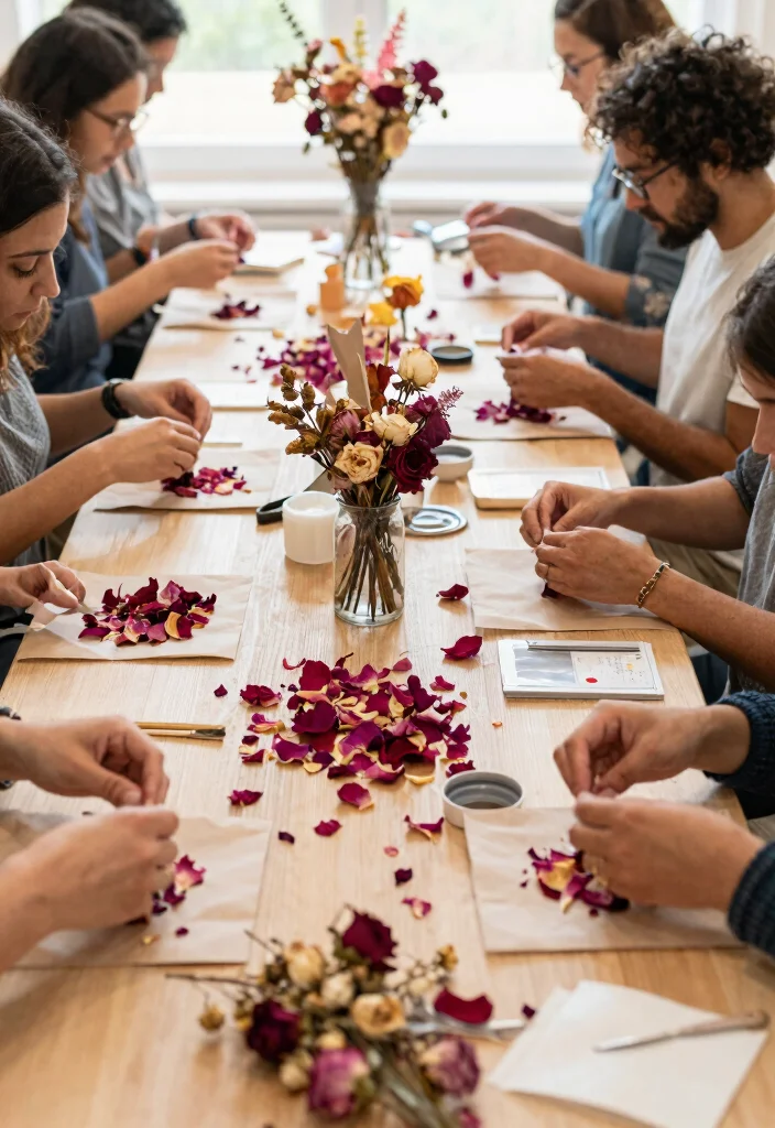14 DIY Wedding Flowers That Won't Wilt Before Your Vows - 4. Dried Rose Petal Confetti 1