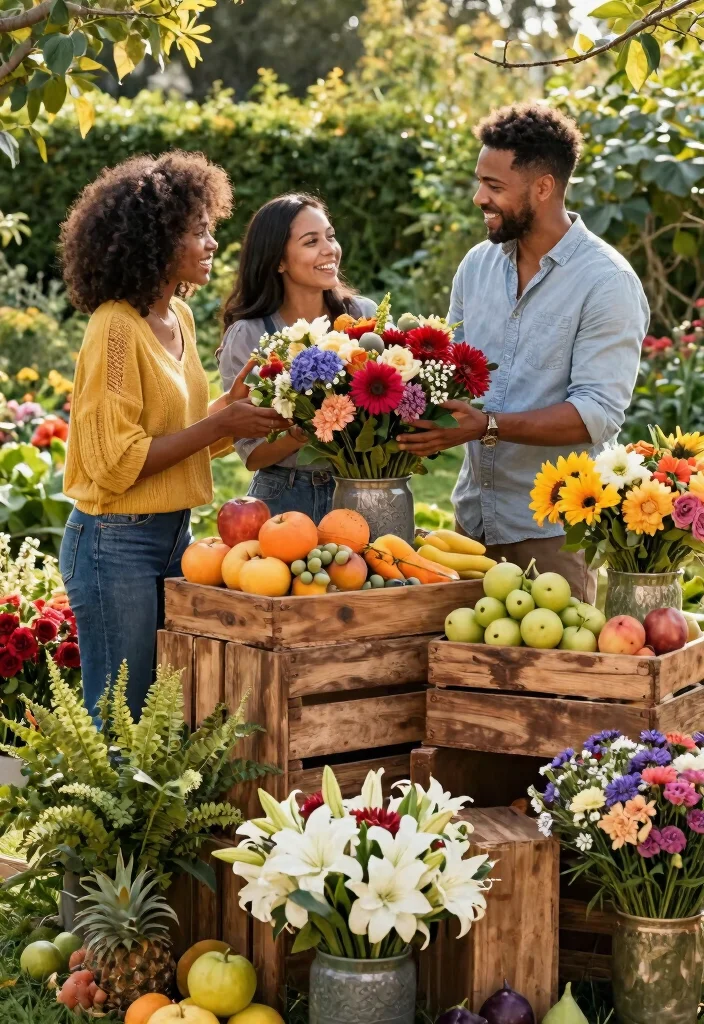 14 Garden Wedding Backdrop Ideas That Work Rain or Shine 53 14 Garden Wedding Backdrop Ideas That Work Rain or Shine - 13. Seasonal Fruits and Flowers Displays 1