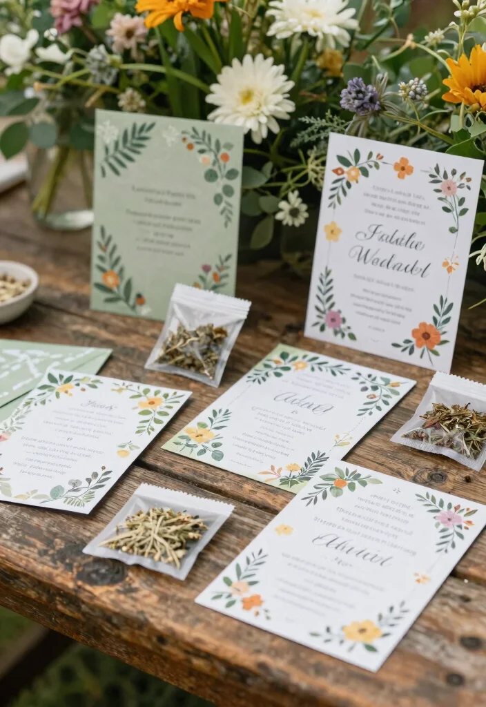 14 Garden Wedding Invitations That Won't Clash With Greenery - 13. Edible Invitation Extras 1