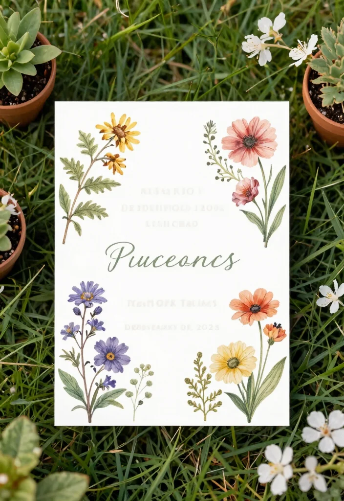 14 Garden Wedding Invitations That Won't Clash With Greenery - 3. Personalized Botanical Prints 1