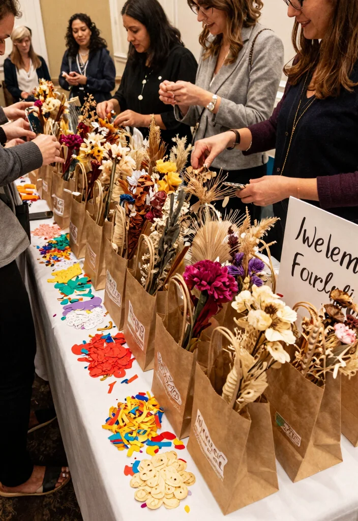 14 Wedding Gift Table Decorations That Get Guests to Leave Cards - 7. Biodegradable Confetti Stations 1