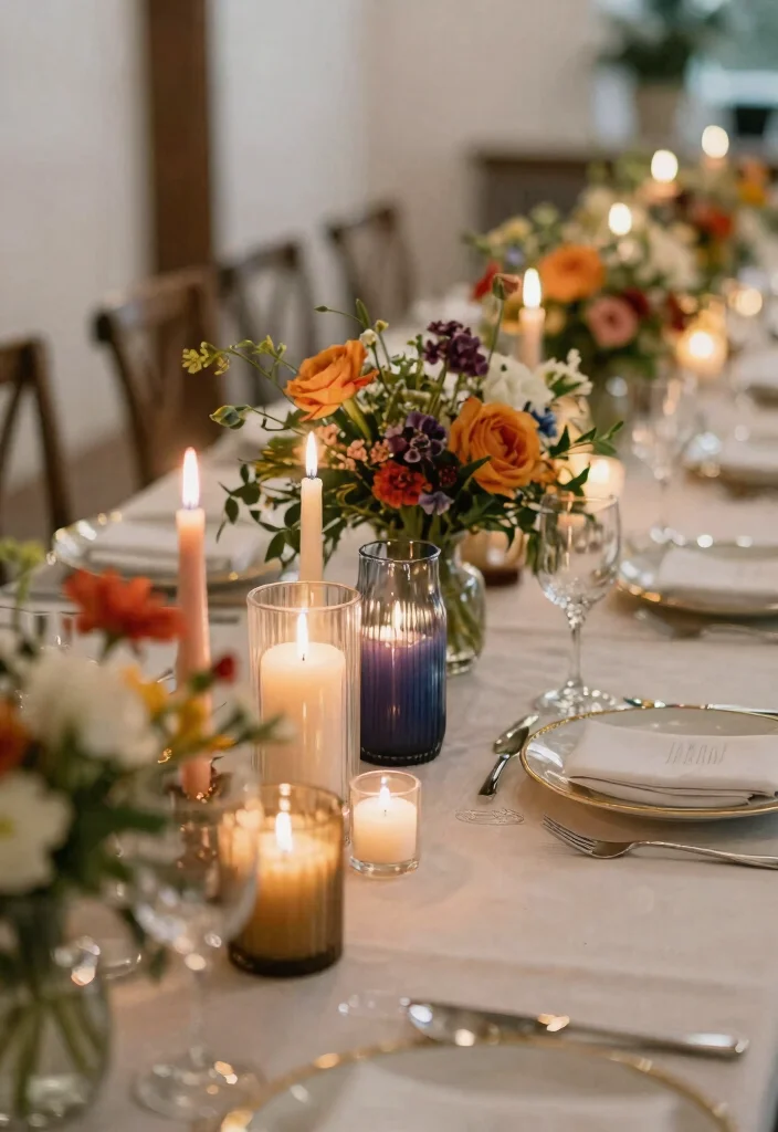 14 Wedding Table Candles That Stay Lit Through the Reception - 3. Recycled Glass Votive Candles 1