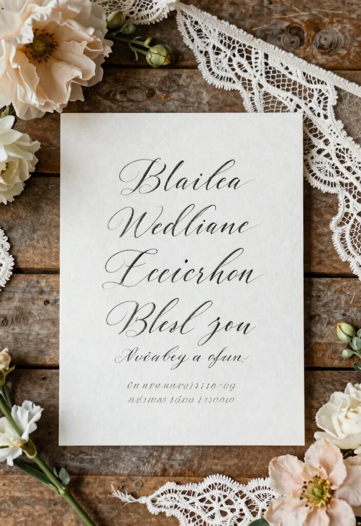 15 Barn Wedding Invitations That Work for Formal Guests Too 63 15 Barn Wedding Invitations That Work for Formal Guests Too - 13. Calligraphy and Handwriting 1