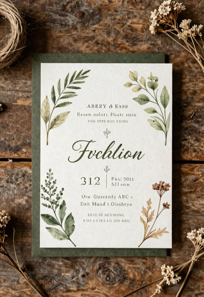15 Barn Wedding Invitations That Work for Formal Guests Too 25 15 Barn Wedding Invitations That Work for Formal Guests Too - 5. Earthy Tones 1