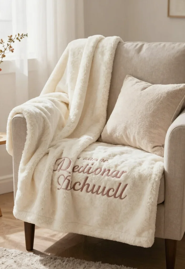 15 Engraved Wedding Gifts Where Fonts Look Elegant Not Tacky 41 15 Engraved Wedding Gifts Where Fonts Look Elegant Not Tacky - 11. Customized Blankets 1