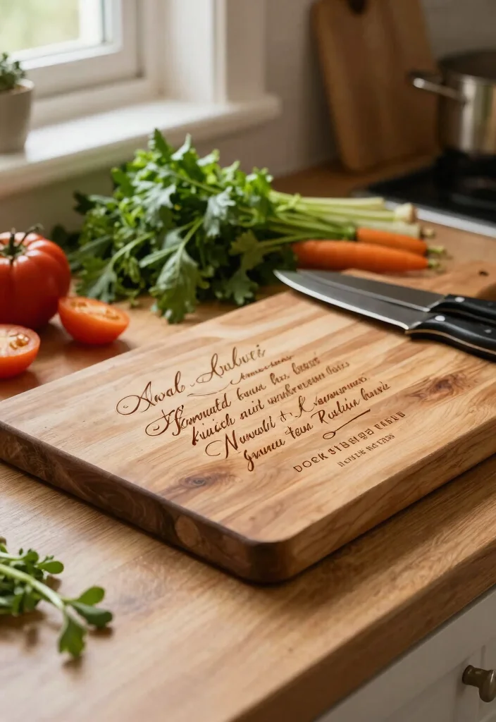 15 Engraved Wedding Gifts Where Fonts Look Elegant Not Tacky 2 15 Engraved Wedding Gifts Where Fonts Look Elegant Not Tacky - 2. Engraved Cutting Boards 1