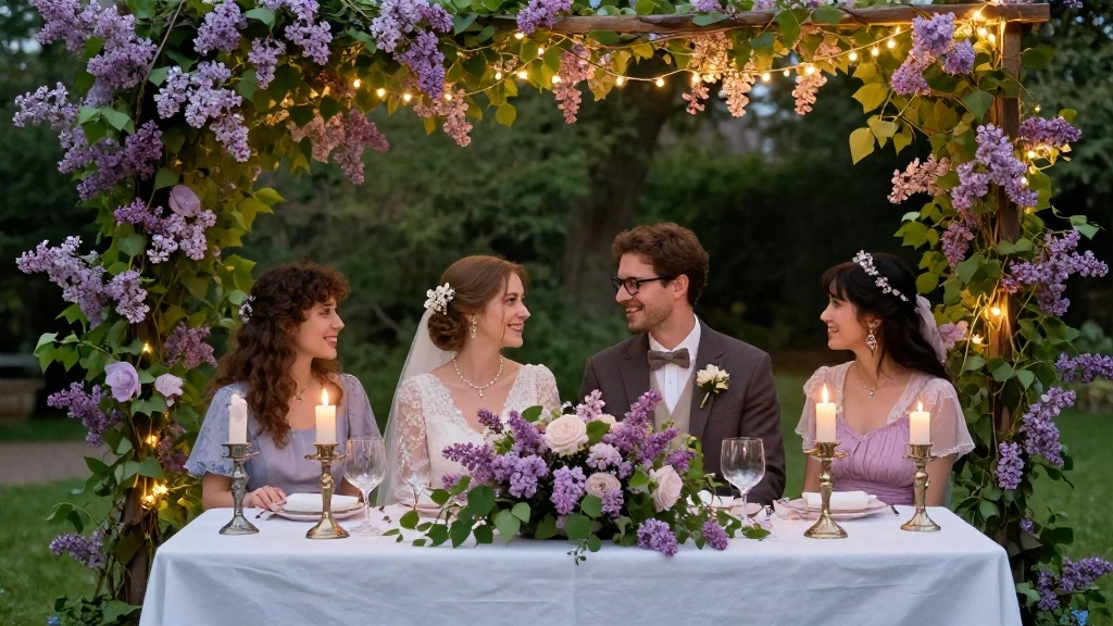 15 Lilac Wedding Decorations That Don't Look Washed Out in Photos