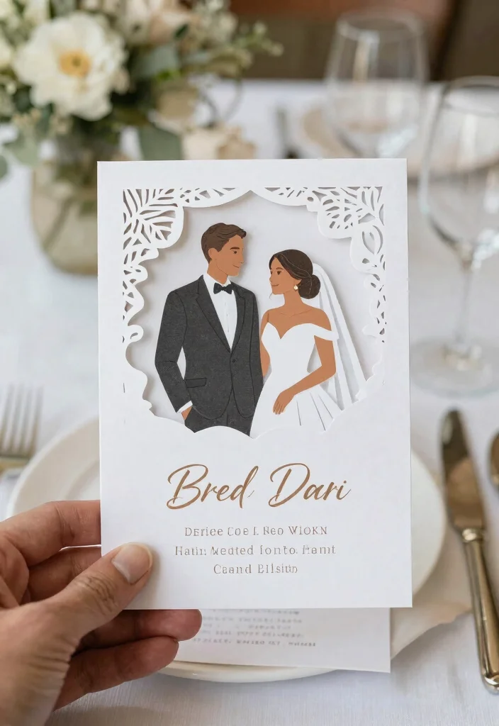 15 Modern Wedding Invitations That Cost Less Than They Look 52 15 Modern Wedding Invitations That Cost Less Than They Look - 12. Cut-Out Invitations 1