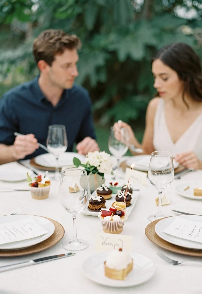 15 Sweetheart Table Wedding Decor Ideas That Don't Block Guest Views 50 15 Sweetheart Table Wedding Decor Ideas That Don't Block Guest Views - 10. Creative Place Settings 1