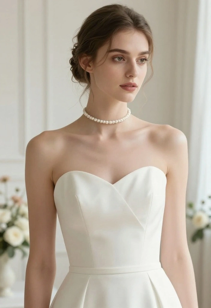 15 Wedding Dress Accessories Jewelry That Won't Look Too Busy 61 15 Wedding Dress Accessories Jewelry That Won't Look Too Busy - 11. Simple Choker Necklaces 1