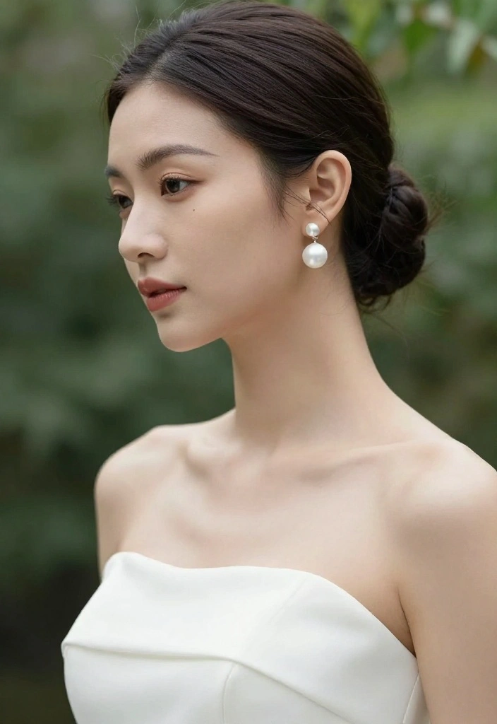15 Wedding Dress Accessories Jewelry That Won't Look Too Busy 38 15 Wedding Dress Accessories Jewelry That Won't Look Too Busy - 8. Simple Drop Earrings 1