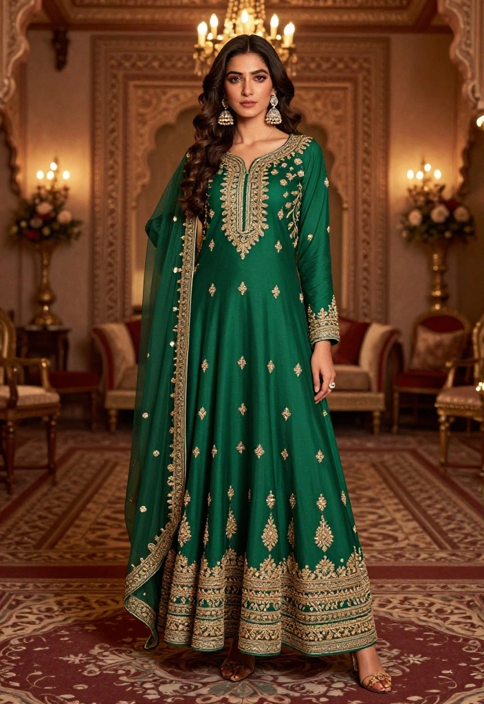 15 Wedding Guest Outfit Indian Ideas for Non-Indian Guests - 2. Stunning Anarkali Suits 1